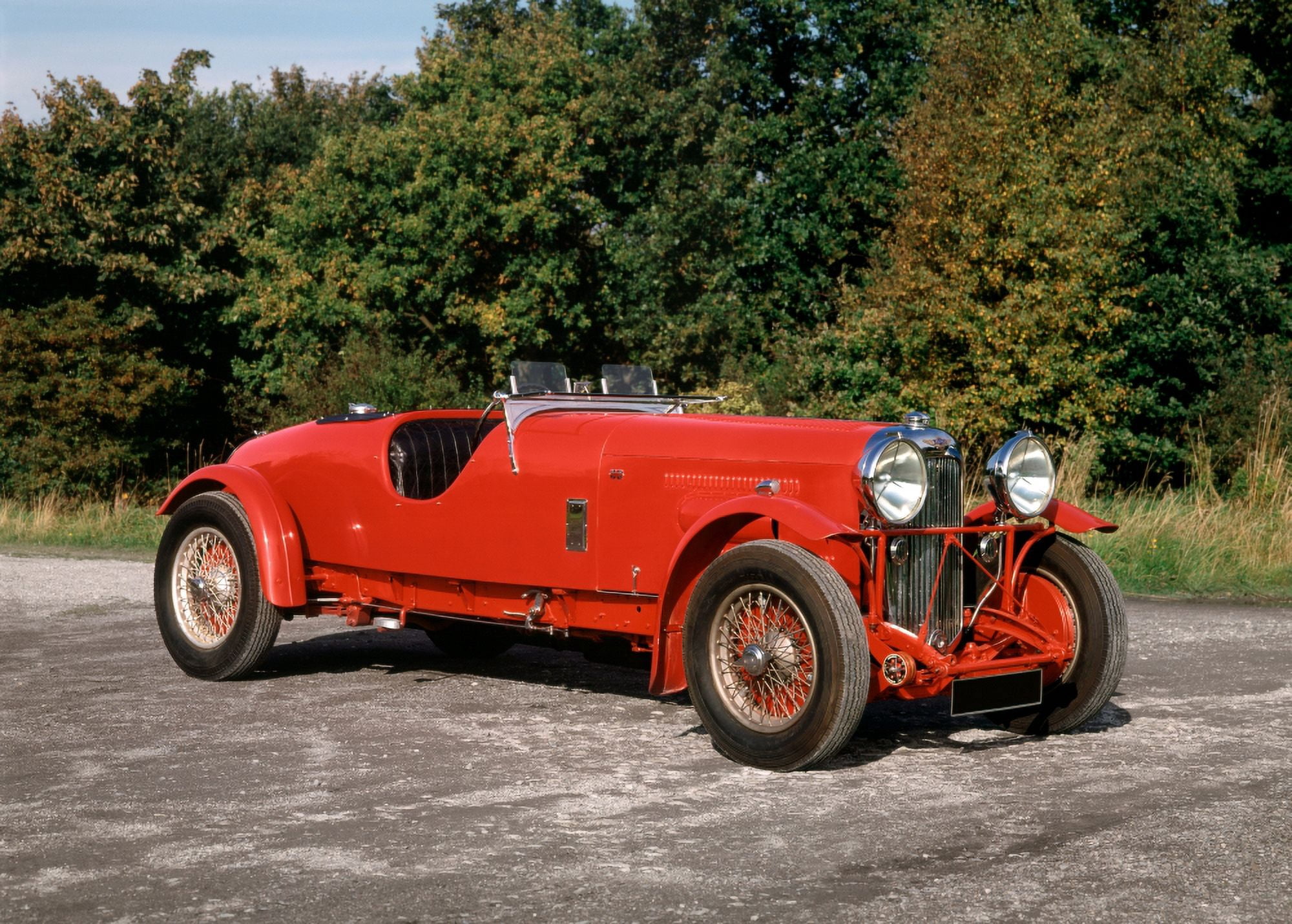 1936 Lagonda LG45 Le Mans 45 litre 6 cylinder engine Country of origin United Kingdom Canvas Art - Panoramic Images (24 x 36)