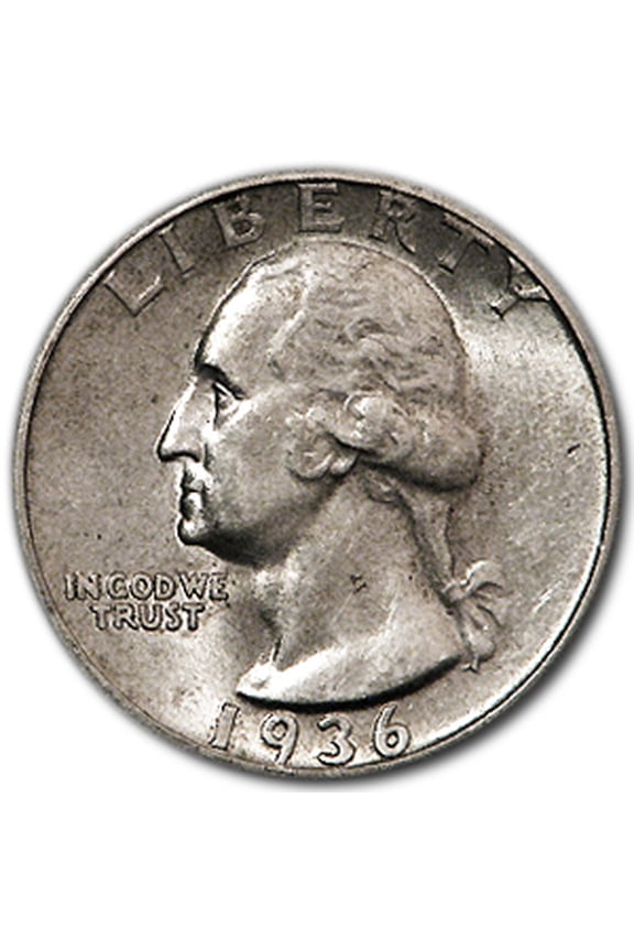 1936 Washington Quarter AU