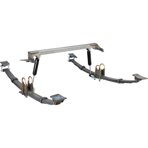 1937-39 Chevy Car Leaf Spring Rear Suspension Kit, 2-in Drop