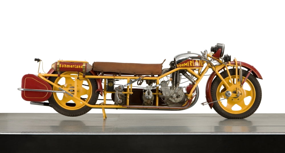 1937 Bohmerland 603cc Langtouren Motorcycle Canvas Art - Panoramic Images (14 x 24)