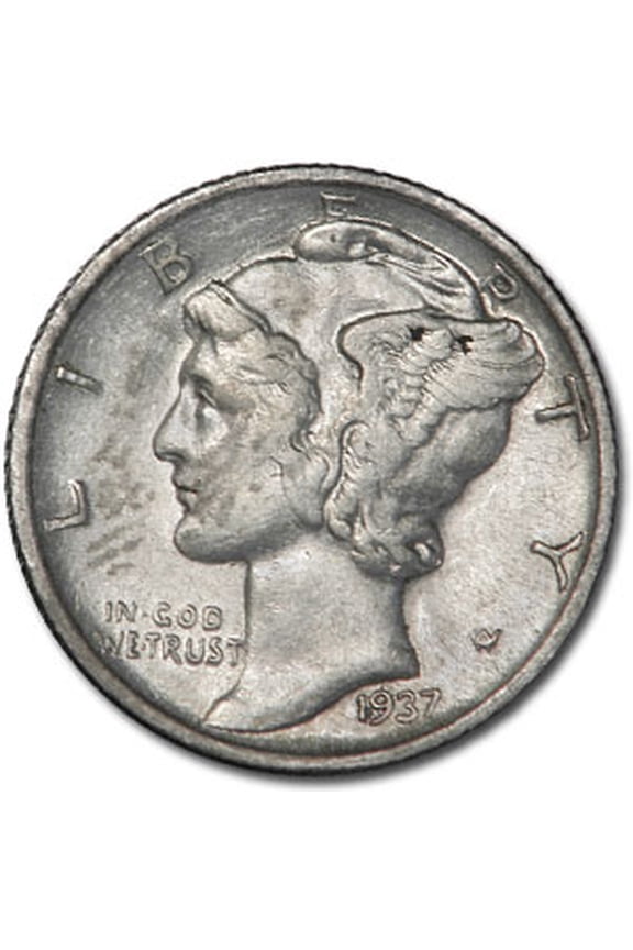 1937-D Mercury Dime XF