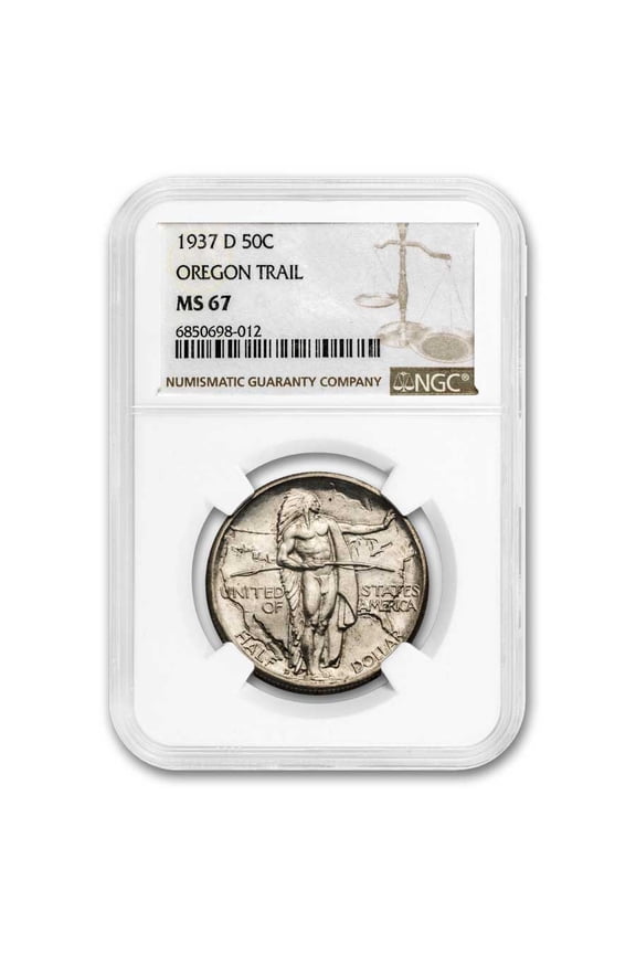 1937-D Oregon Half Dollar MS-67 NGC