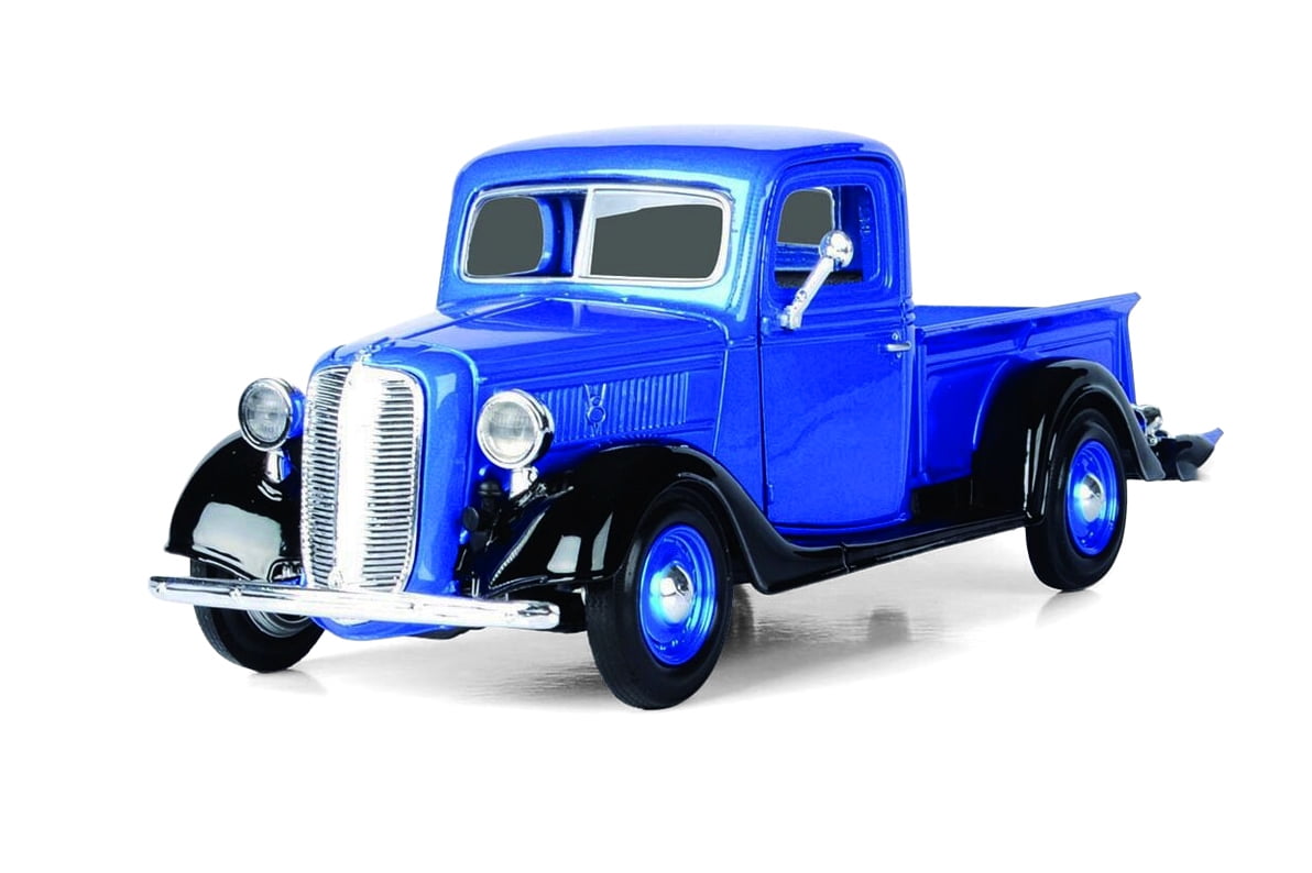 1937 Ford Pickup Truck, Blue - Showcasts 77233BU - 1/24 Scale Diecast Model Car