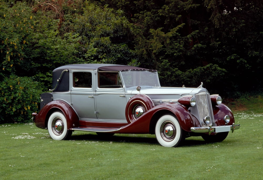 1937 Packard Super Eight 52 litre town car Country of origin USA Canvas Art - Panoramic Images (18 x 24)