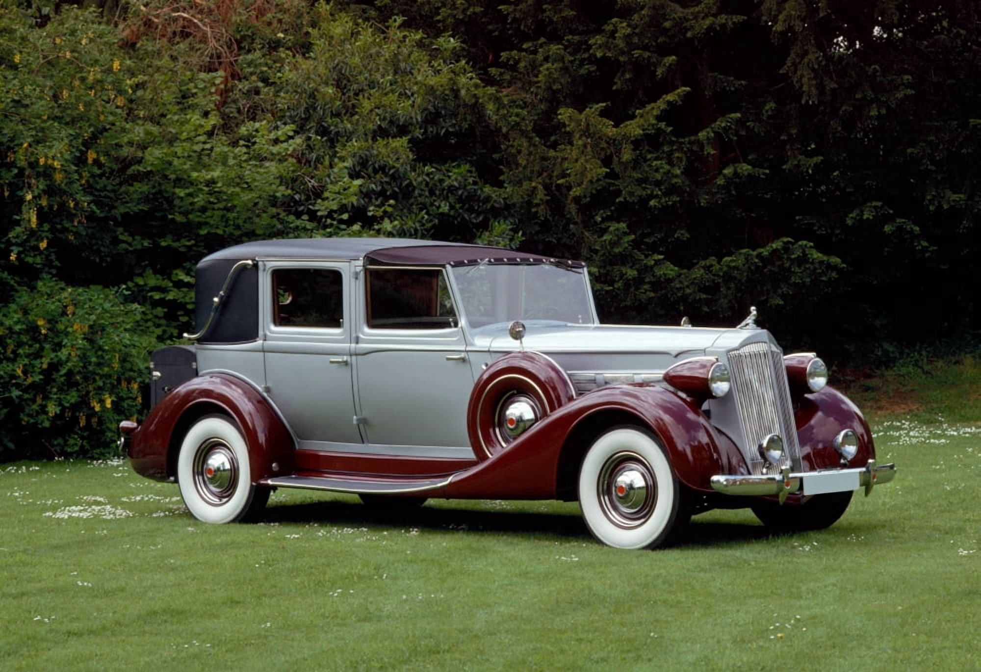 1937 Packard Super Eight 52 litre town car Country of origin USA Canvas Art - Panoramic Images (24 x 36)