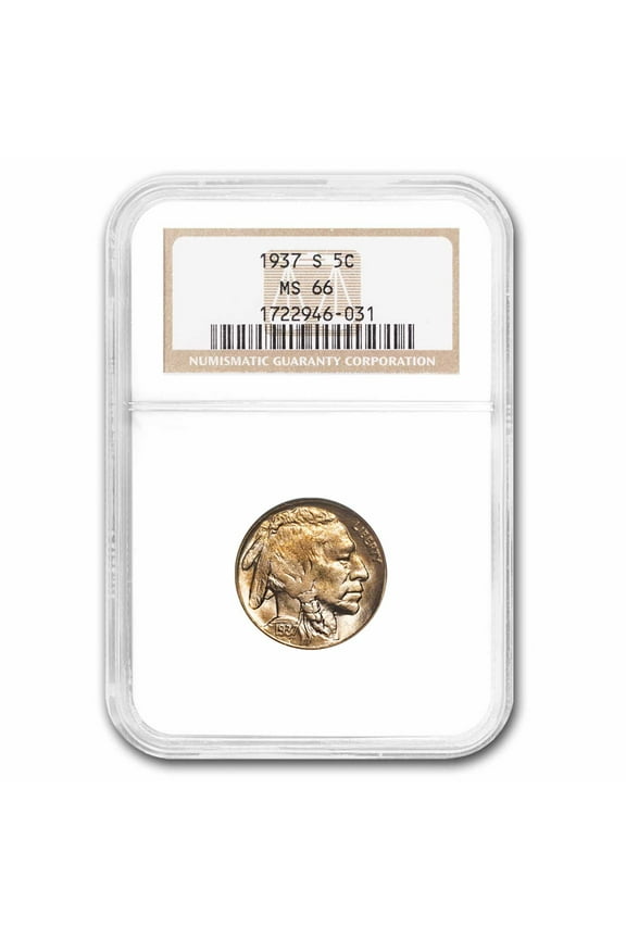 1937-S Buffalo Nickel MS-66 NGC