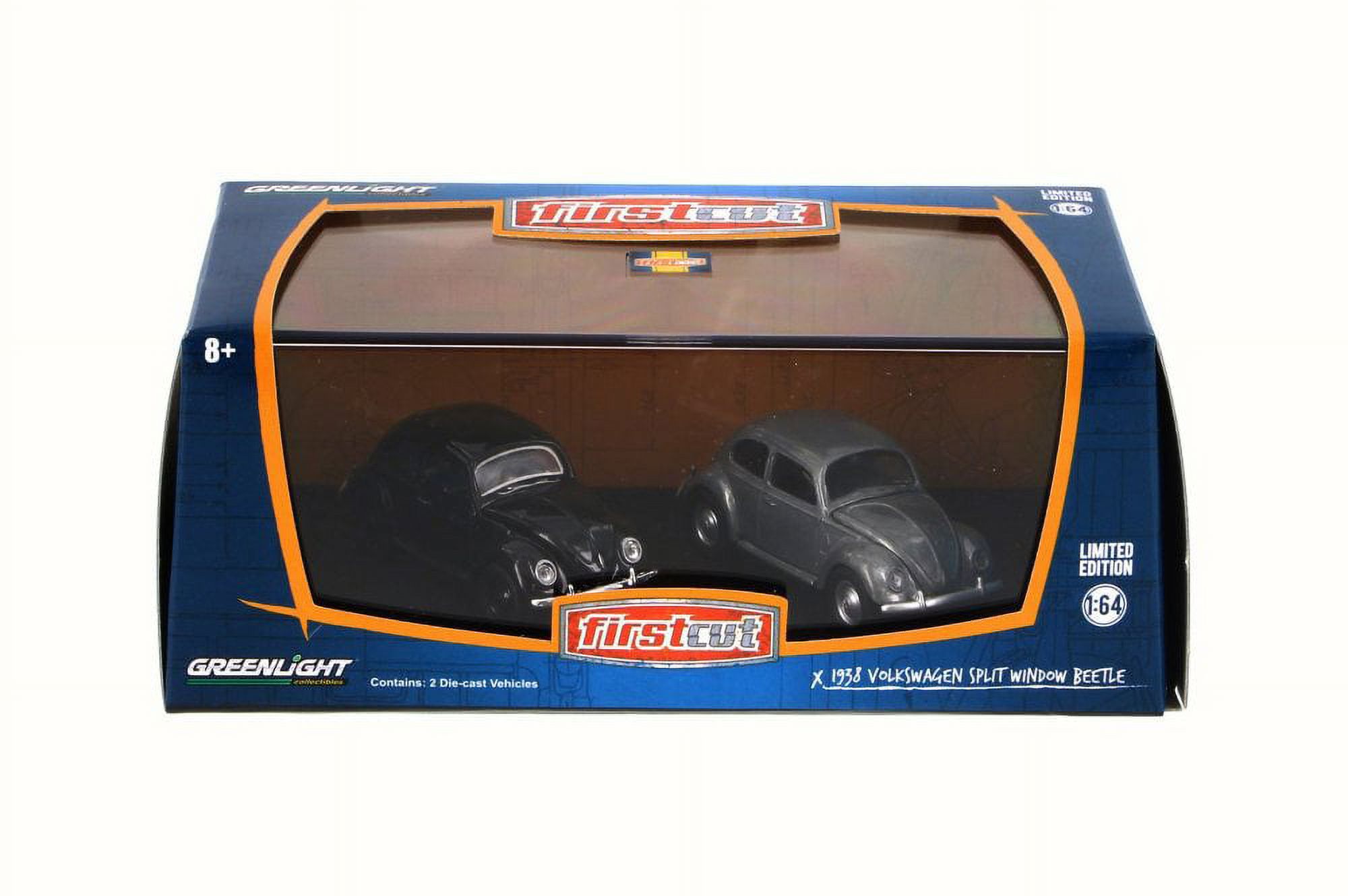 Volkswagen Maggiolino 1953 ミニカー 1938-1953 Volkswagen Split Window Beetle 2-Car Set