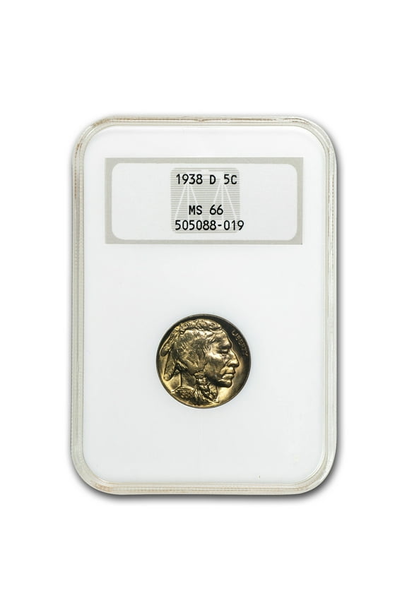 1938-D Buffalo Nickel MS-66 NGC