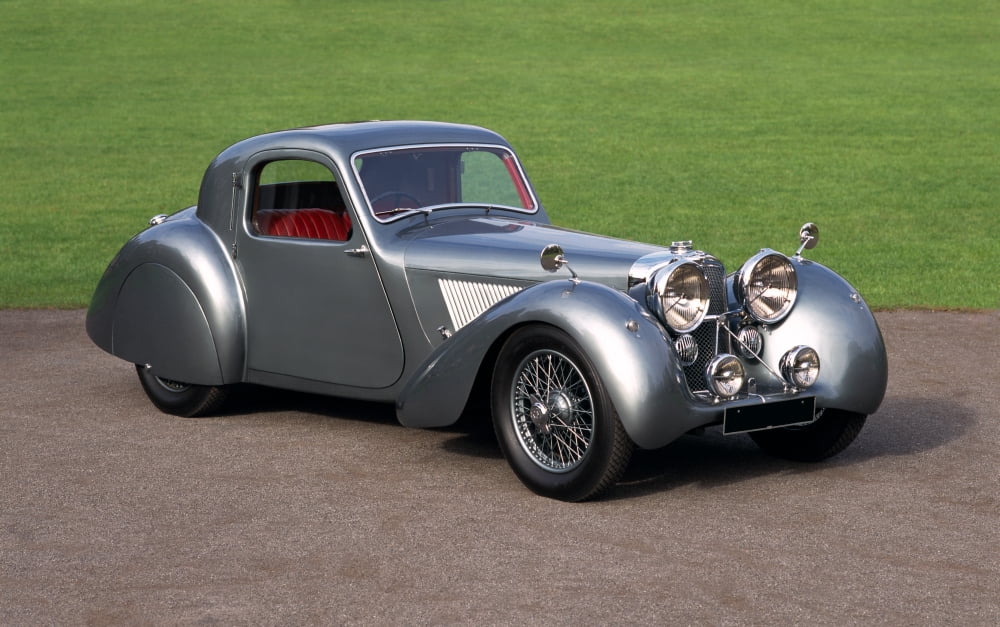 1938 Jaguar SS100 FHC Grey Lady fixed head coupe This is the only FHC ever built and introduced at Earls Court in 1938 Country of origin United Kingdom Canvas Art - Panoramic Images (12 x 20)