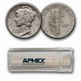 thumbnail image 1 of 1938 Mercury Dime 50-Coin Roll Avg Circ, 1 of 3