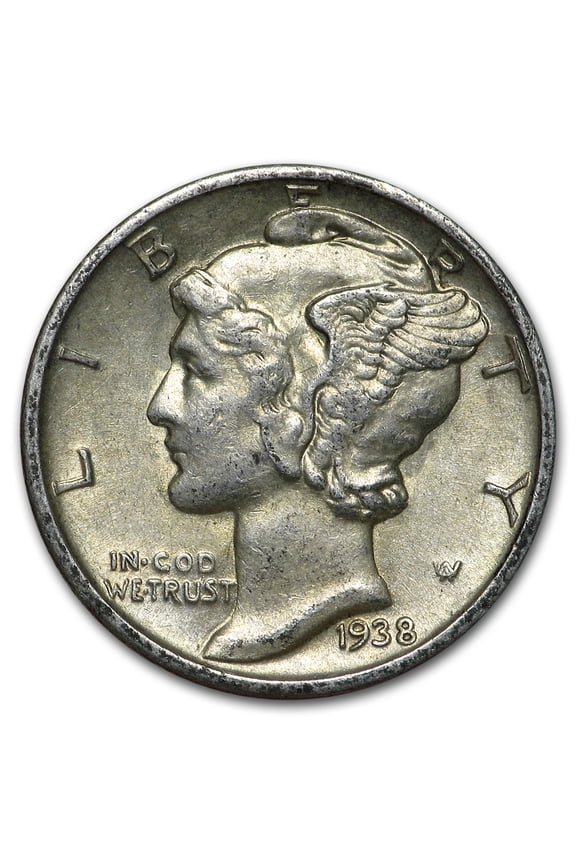 1938-S Mercury Dime AU