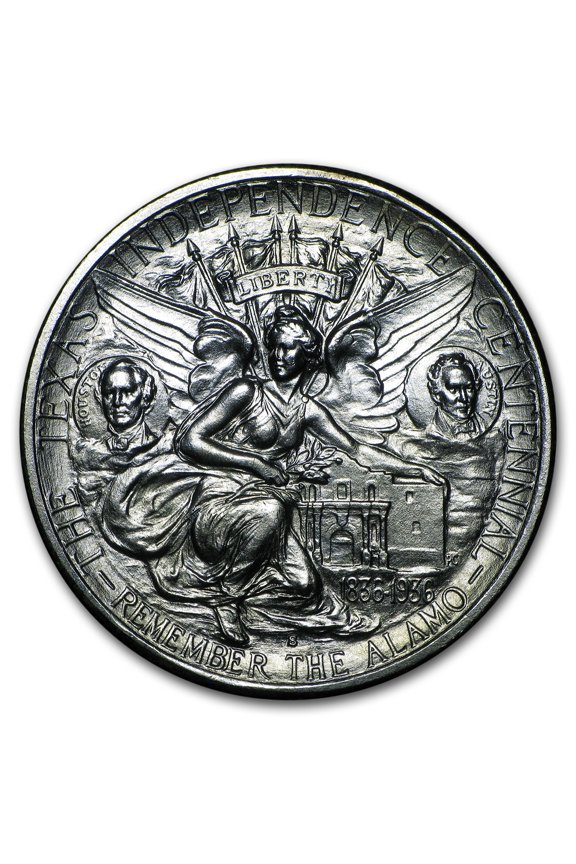 1938-S Texas Independence Centennial Half BU