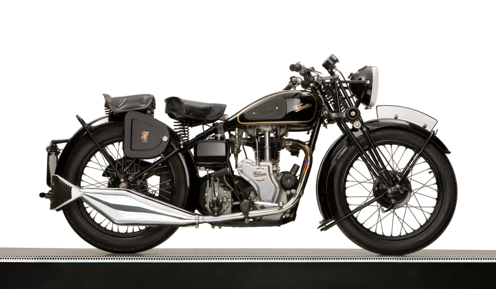 1938 Velocette MAC 350 motorcycle Canvas Art - Panoramic Images (12 x 20)