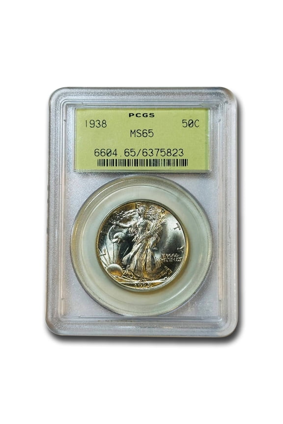 1938 Walking Liberty Half Dollar MS-65 PCGS