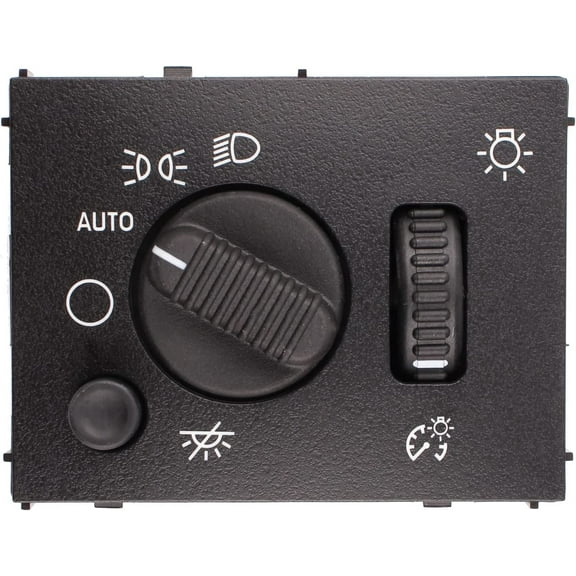 19381535 Headlight Switch Fits 2003-2006 Silverado Sierra ESCALADE tahoe YUKON, Replaces 159403 D1595G Headlight Instrument Panel Dimmer Switch.