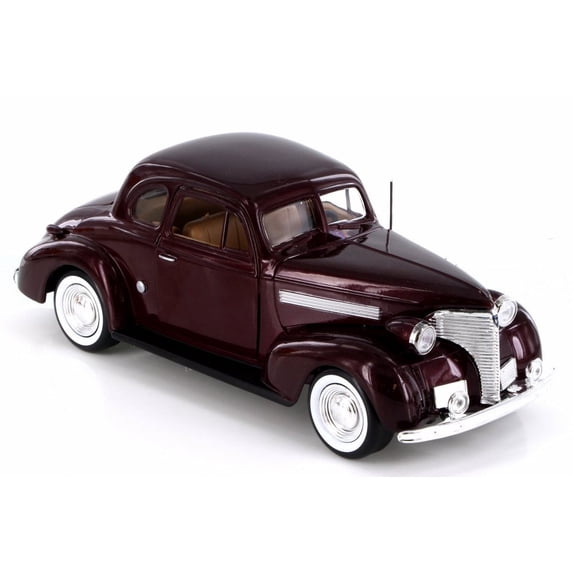 1939 Chevy Coupe, Burgundy Red - Motor Max 73247/16D - 1/24 Scale Diecast Model Toy Car (Brand New but NO BOX)