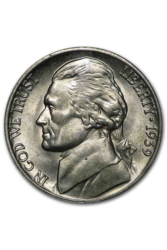 1939-D Jefferson Nickel BU