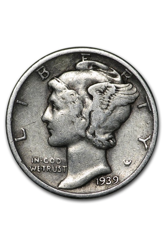 1939-D Mercury Dime Fine/VF
