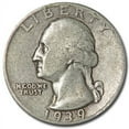 thumbnail image 1 of 1939-D Washington Quarter Good/VF, 1 of 2