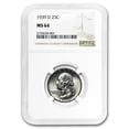 thumbnail image 1 of 1939-D Washington Quarter MS-64 NGC, 1 of 3