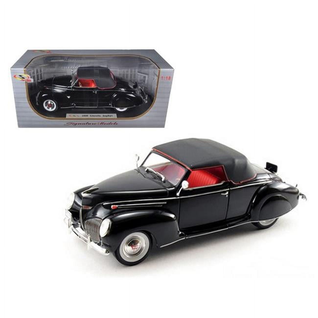 1939 Lincoln Zephyr Black 1-18 Diecast Model Car - Walmart.com