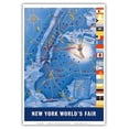 thumbnail image 1 of 1939 New York World’s Fair City Map - Vintage Pictorial Map by Henry Stahlhut - Master Art Print (Unframed) 13in x 19in, 1 of 4
