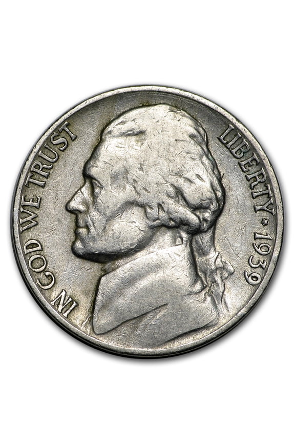 1939-S Jefferson Nickel Avg Circ