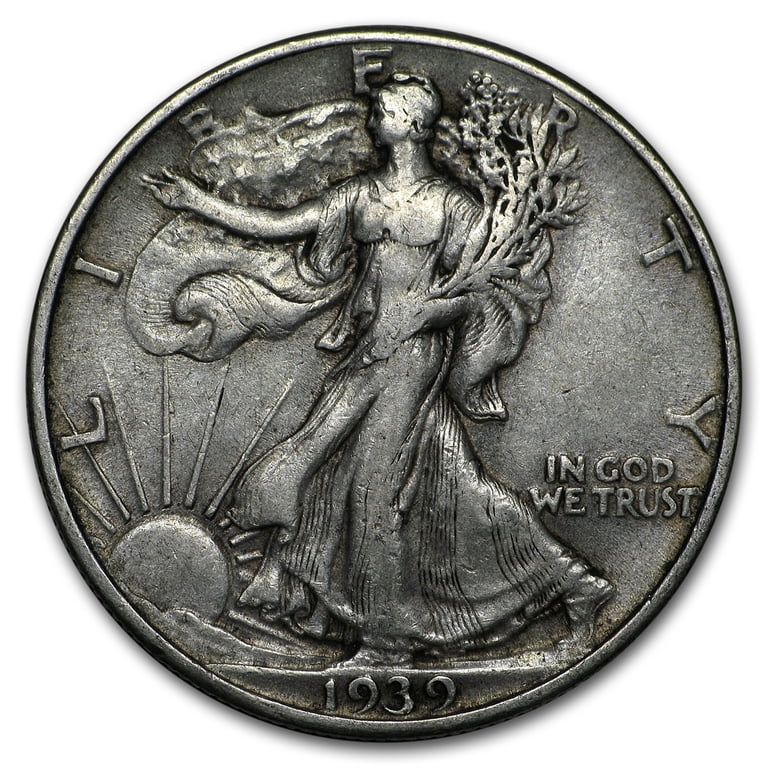 Buy 1939-D Walking Liberty Half Dollar XF