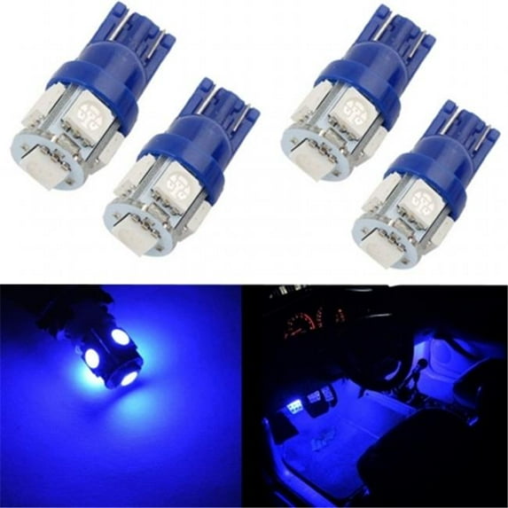 194 168 W5W 921 2828 T10 LED SMD Blue Bulbs