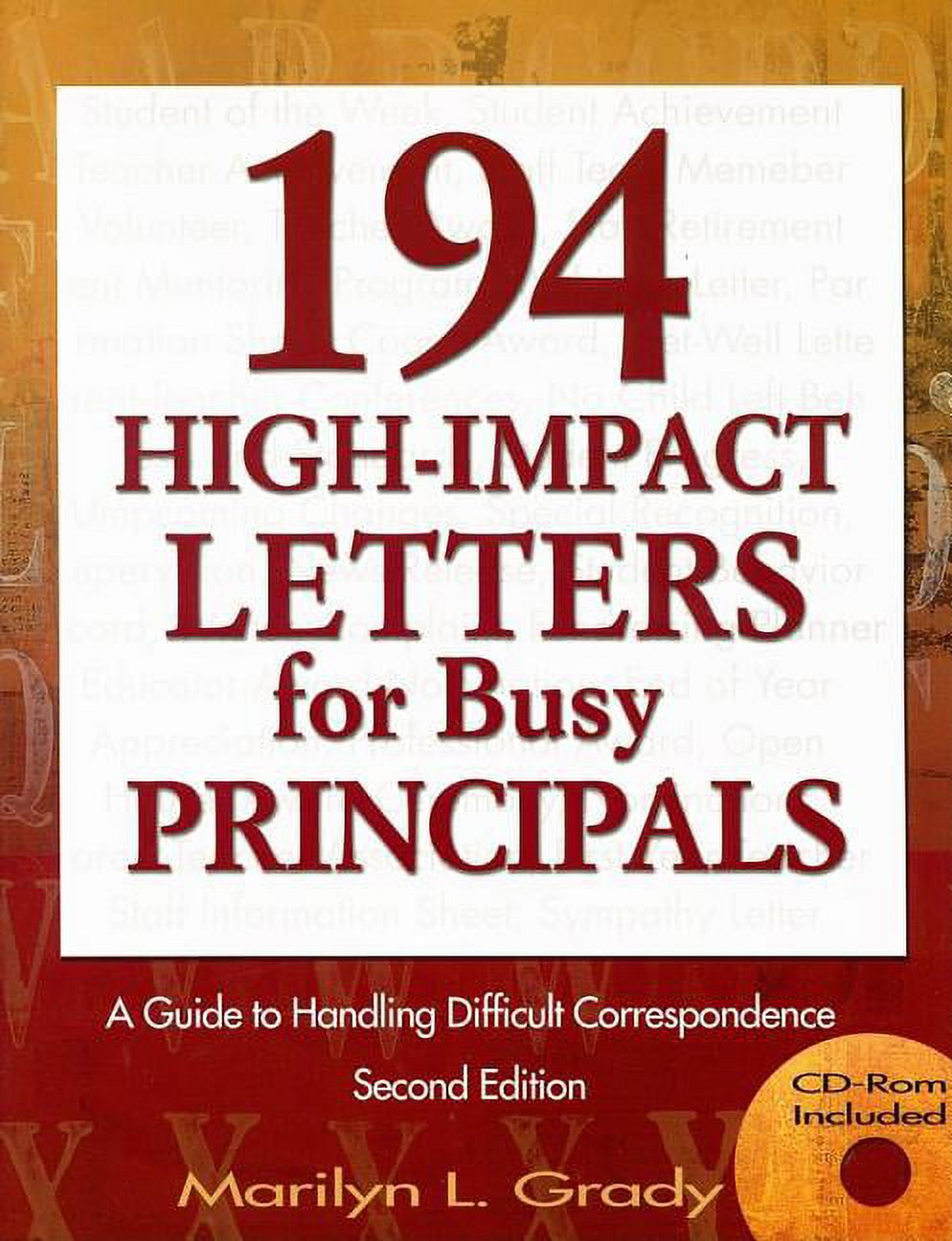Difficult Letter Examples 194 High-Impact Letters for Busy Principals: A Guide to Handling ...