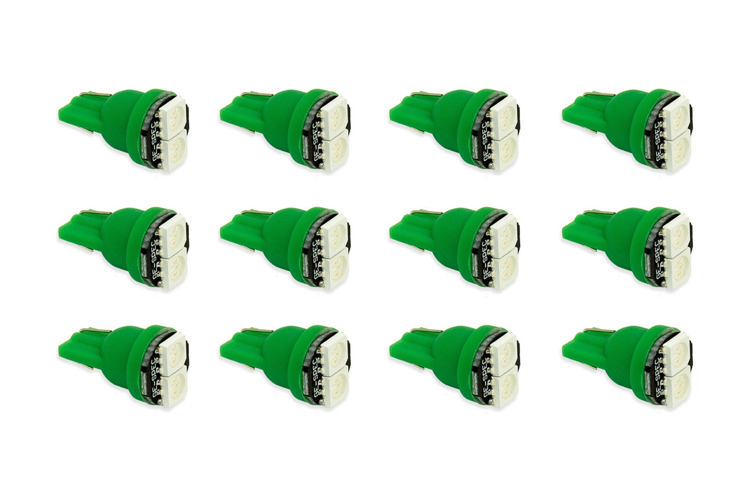 Diode Dynamics 194 LED Bulb SMD2 LED Green Set of 12 - Walmart.com