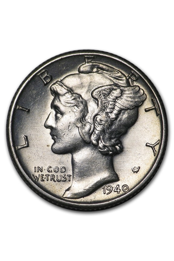 1940-D Mercury Dime BU