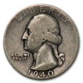 thumbnail image 1 of 1940-D Washington Quarter Good/Fine, 1 of 2