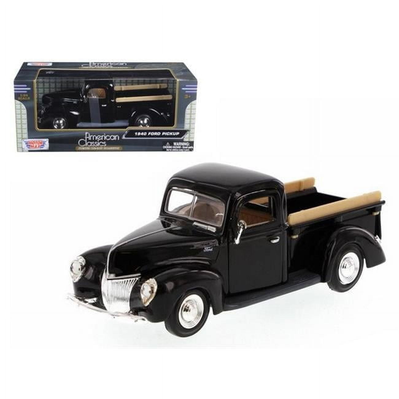 1940 Ford Pickup Black 1-24 Diecast Model