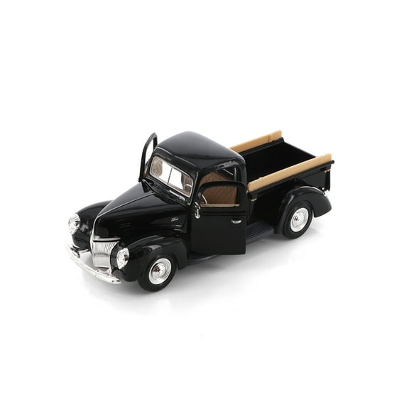 1940 Ford Pickup Truck, Black - Showcasts 77234BK - 1/24 Scale Diecast Model Car