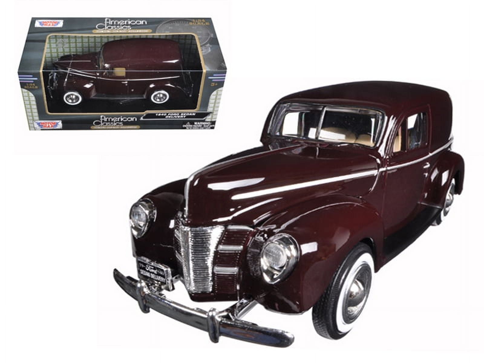 1940 Ford Sedan Delivery Brown 1 24 Diecast Model Car by Motormax Walmart