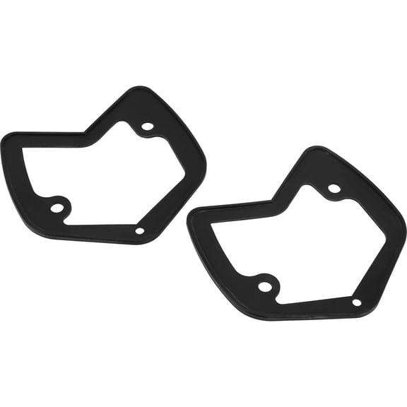 Speedway Motors Tail Light Mounting Gasket, Black Rubber Reproduction Seal Pair for Rear Tail Lamp Housing Mounting and Moisture Protection Compatible with 1940 Ford Car and Pickup