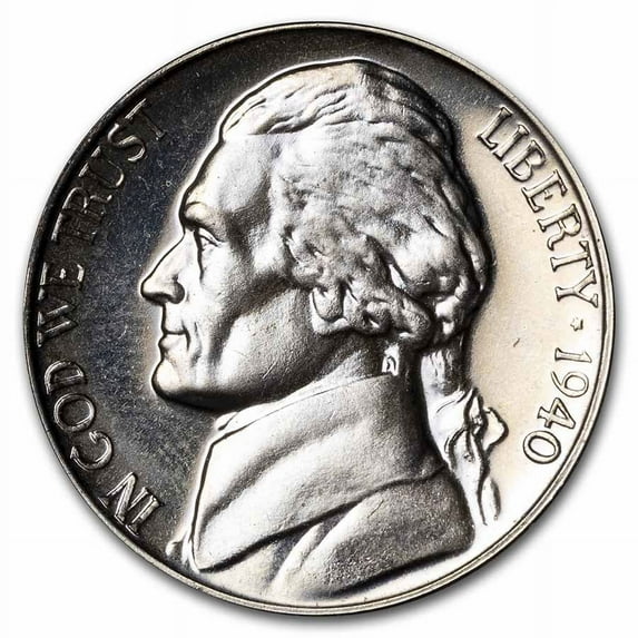 1940 Jefferson Nickel Proof