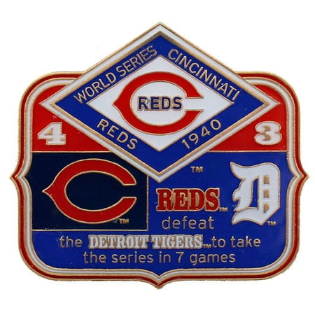 1940 World Series Commemorative Pin - Reds vs. Tigers