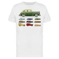 thumbnail image 1 of 1940s Car Lineup Design T-Shirt Men -Image by Shutterstock, Male Small, 1 of 2