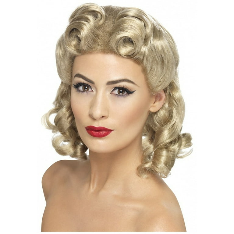 40s Pin Up Wig Adult Blonde 40s Pin Up Wig Adult Blonde