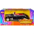 thumbnail image 1 of 1941 Chevrolet Special Deluxe Convertible Black with Red Interior "Low Rider Collection" 1/24 Diecast Model Car by Welly, 1 of 3