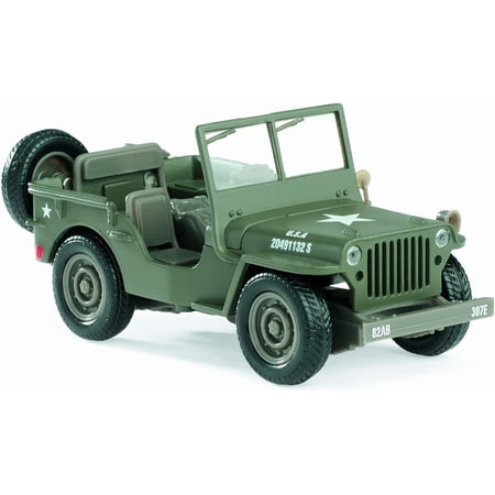 NewRay Jeep Willys Model Car, 1:32, Green