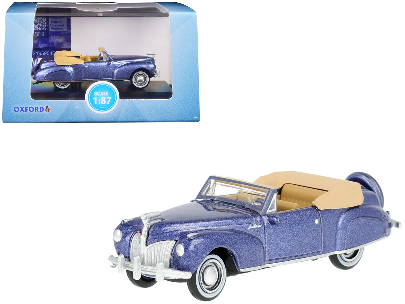 1941 Lincoln Continental Convertible Darian Blue Metallic with Tan