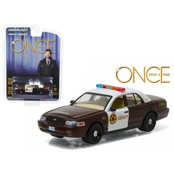 Sheriff Graham's 2005 Ford Crown Victoria Police Interceptor Storybrooke Once Upon a Time (2011-Current) TV Series 1/64 Diecast Model Car by Greenlight"""
