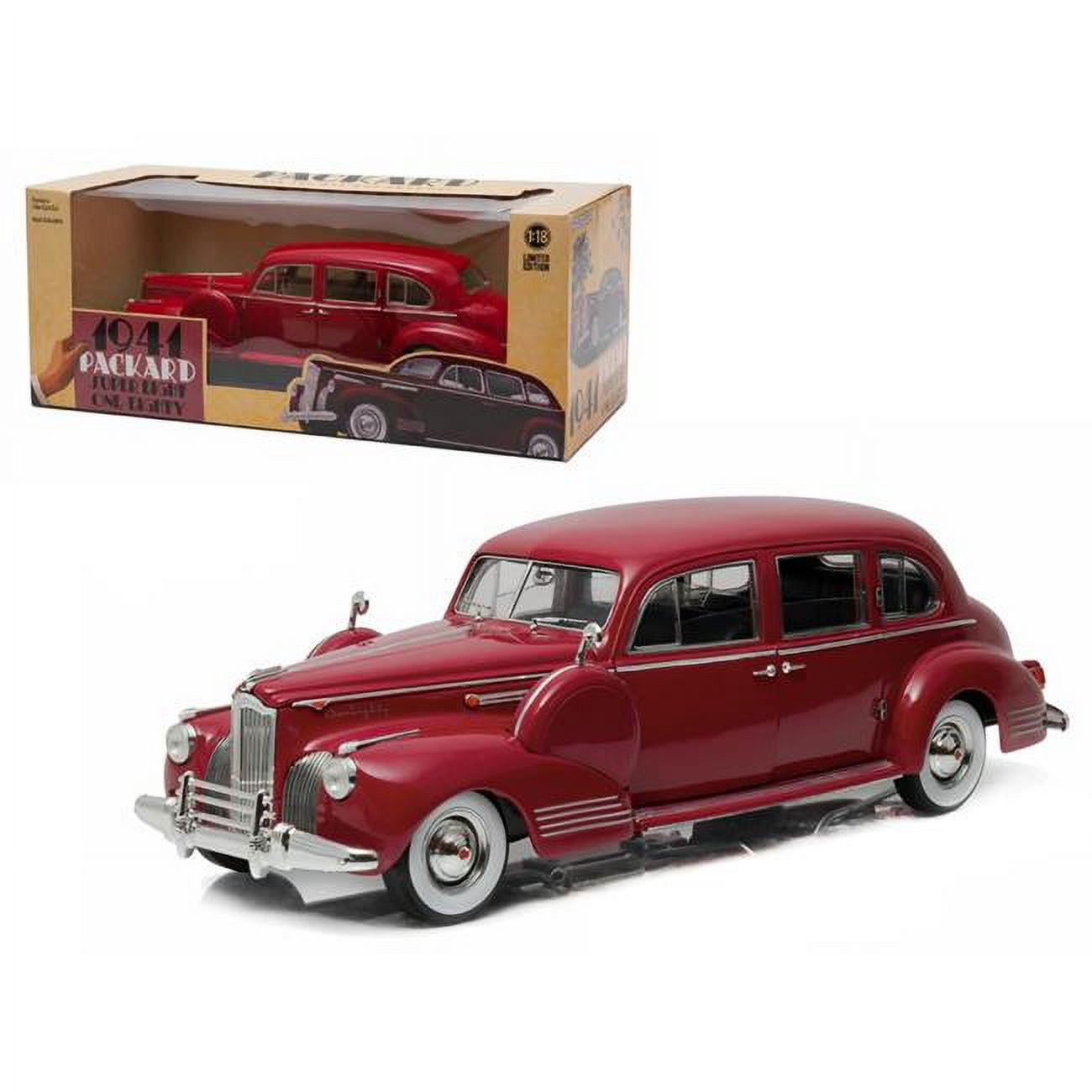 1941 Packard Super Eight One-Eighty Laguna Maroon 1/18 Diecast