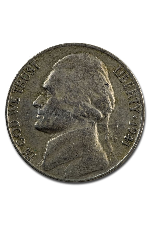 1941-S Jefferson Nickel Avg Circ