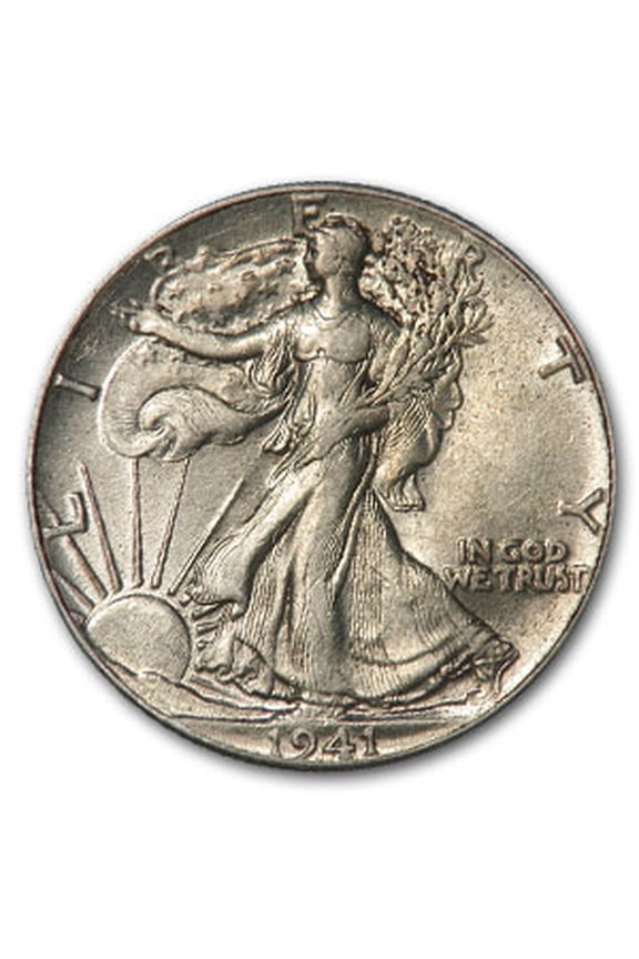 1941 Walking Liberty Half Dollar AU