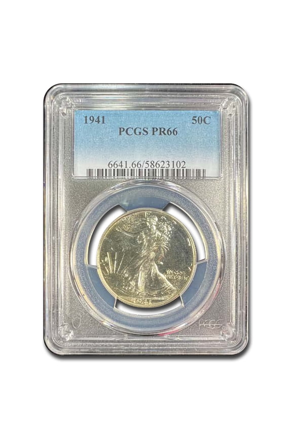 1941 Walking Liberty Half Dollar PR-66 PCGS