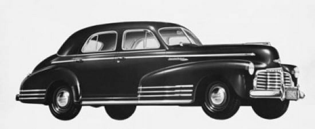 1942 Chevrolet Special Deluxe Sedan Canvas Art - (18 x 24)